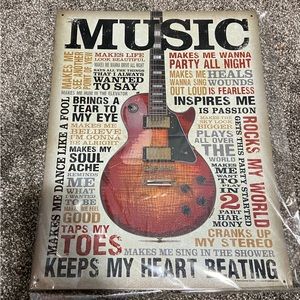 Metal Sign - “Music”